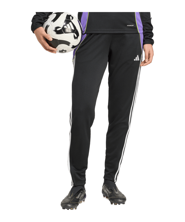 adidas Tiro24 Regular Trainingshose Damen Schwarz - schwarz