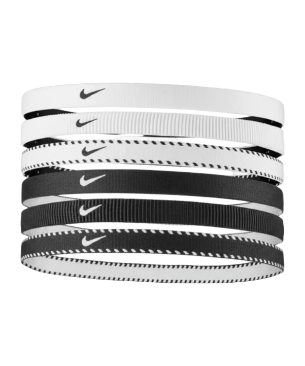 Nike Flex Classic 6PK Fascia per capelli Nero C052 - nero