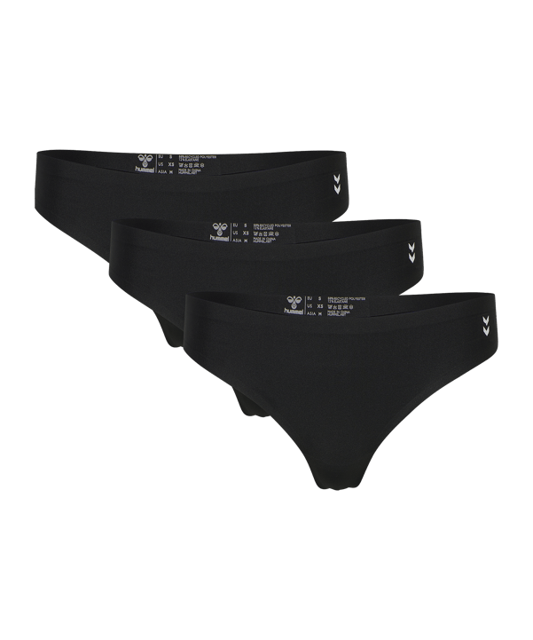 Hummel hmlMT Breeze Tanga 3er Pack Damen F2001 - schwarz
