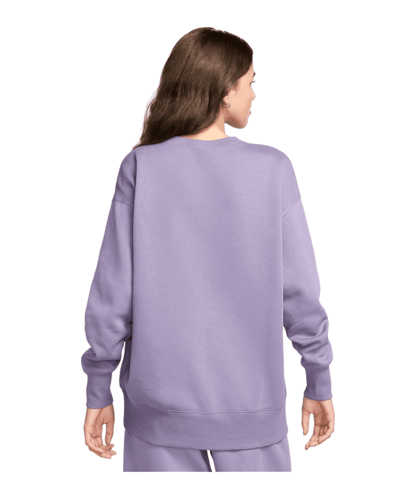 Nike Phoenix Fleece Sweatshirt Damen Lila F509 - lila
