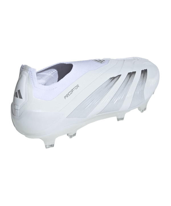 adidas Predator Elite LL FG Pearlized Weiss Silber Weiss - weiss