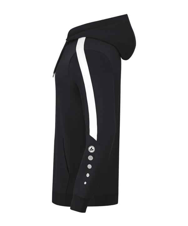 JAKO Power Hoody Schwarz Weiss F800 - schwarz