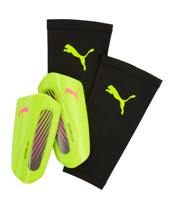 PUMA Ultra Light Strap Schienbeinschoner Gelb F02 - gelb