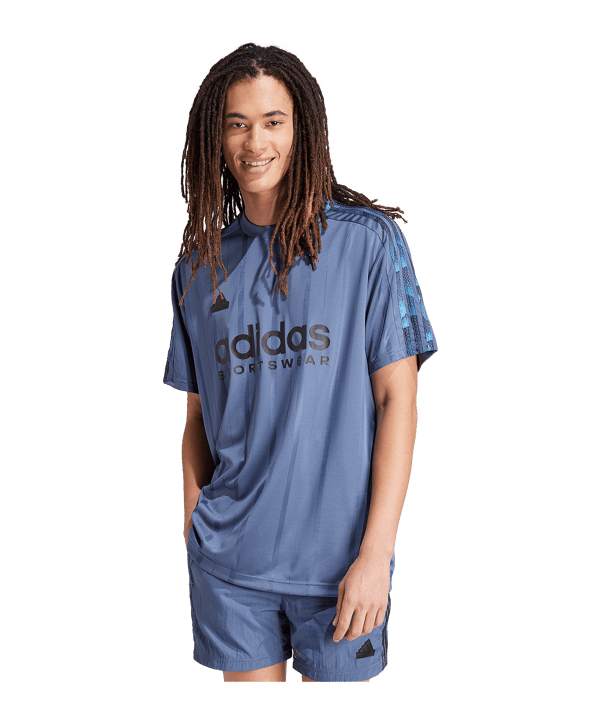 adidas Tiro T-Shirt Blau - blau