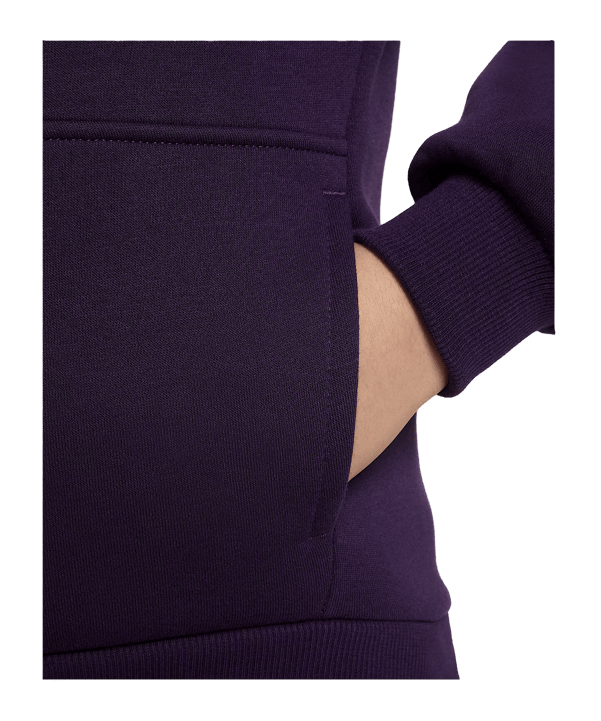 Nike Club Fleece Hoody Kids Lila F585 - lila