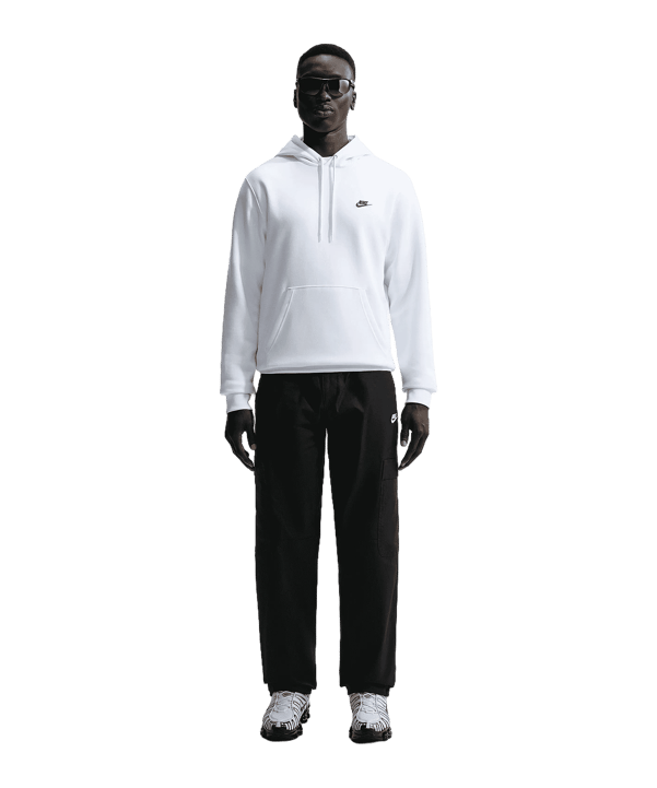 Nike Club Hoody Weiß