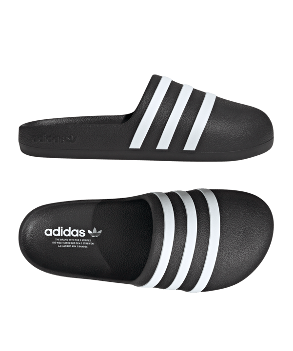 adidas Originals adilette AdiFOM Schwarz Weiss - schwarz
