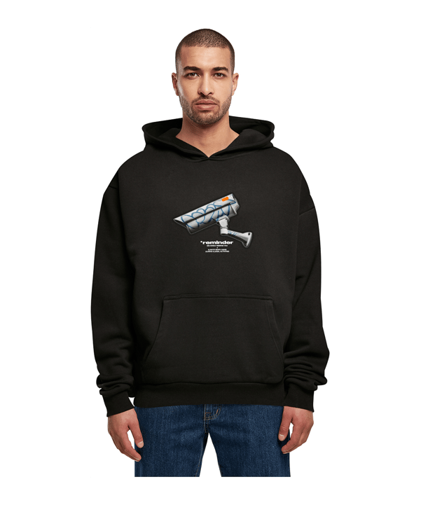 Mister Tee CCTV Oversized Hoody Schwarz - schwarz