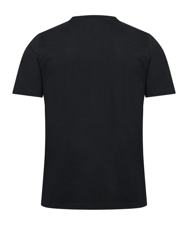 Hummel Elemental Logo Cotton T-Shirt Schwarz F2001 - schwarz