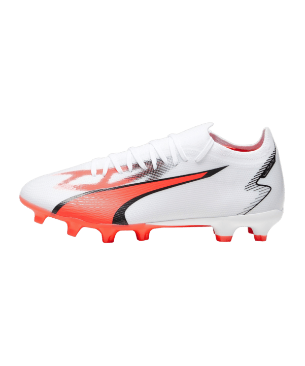 PUMA ULTRA Match FG/AG Breakthrough Weiss Rot F01 - weiss