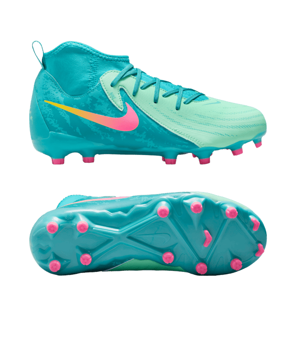Nike Jr Phantom Luna II Academy FG/MG Phantom Vortex Kids Grün Schwarz F300 - gruen