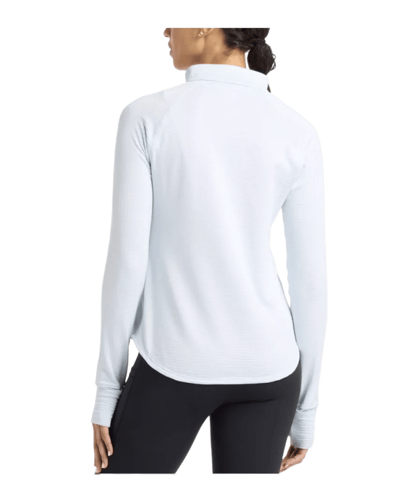 New Balance Athletics Heat Grid 1/2 Zip Sweatshirt Damen Weiß - weiss