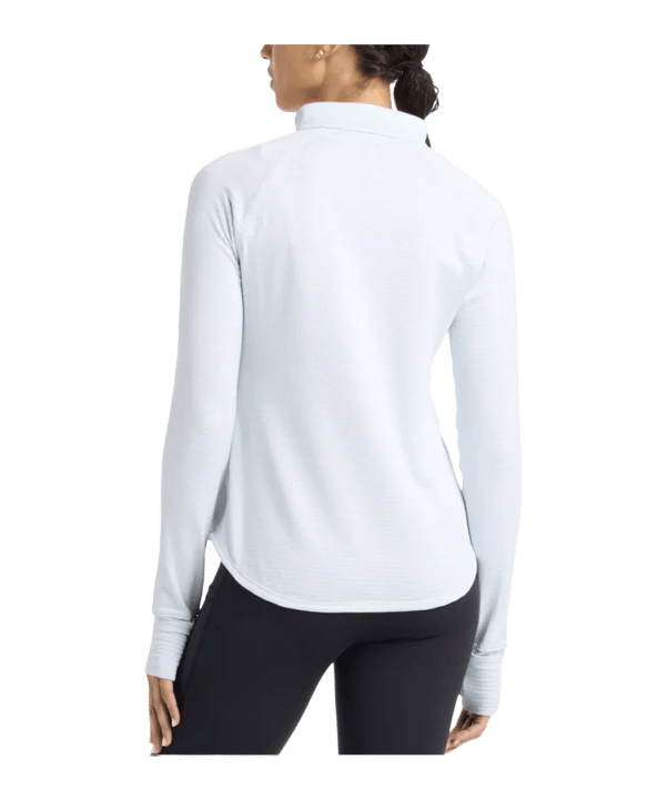 New Balance Athletics Heat Grid 1/2 Zip Felpa Donna Bianco - bianco