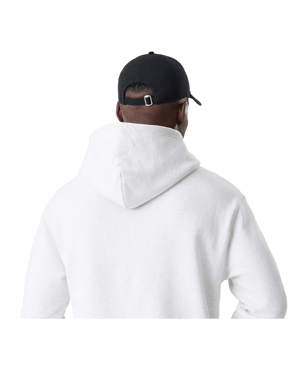 New Era MLB Script Los Angeles Dodgers Oversized Hoody Grau - grau