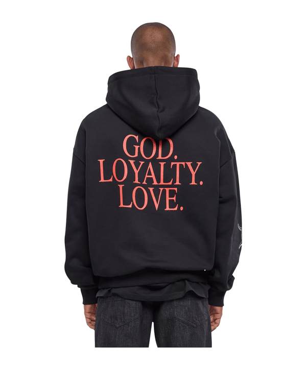 Mister Tee God Loyalty Love O Hoody Schwarz - schwarz