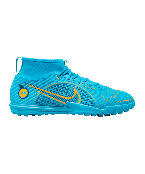 Nike Jr Mercurial Superfly VIII Blueprint Academy Kids Blau F484 - blau