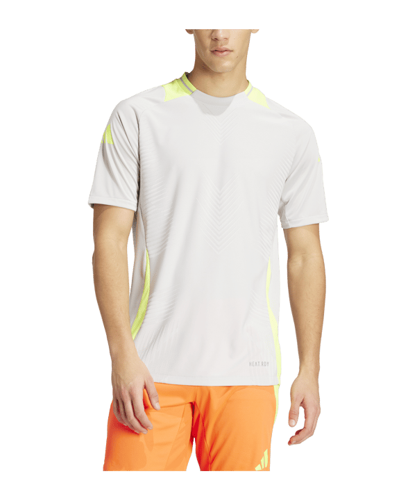 adidas Tiro 24 Pro Training Trikot Grau Gelb - grau