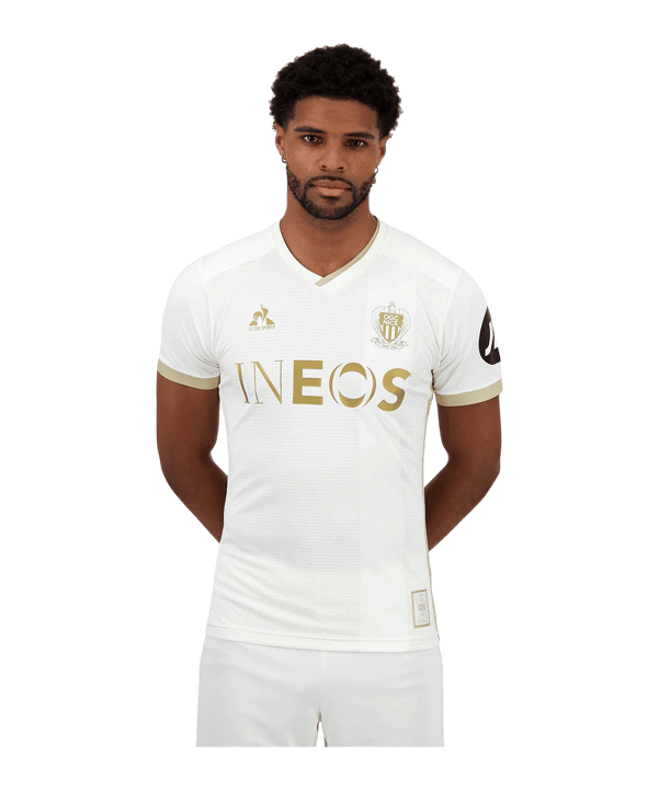 Le Coq Sportif OGC Nizza Trikot Away 2024/2025 Weiss - weiss