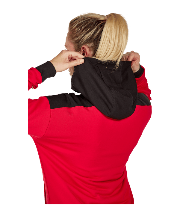 Erima Change by Kapuzenjacke Damen Rot Schwarz - rot
