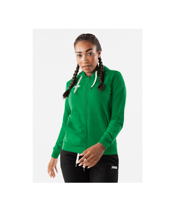 JAKO Base Kapuzenjacke Damen Grün F06 - gruen