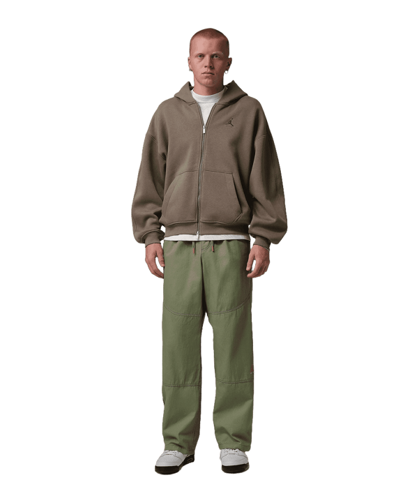 Jordan Brookyln Oversized Kapuzenjacke Braun