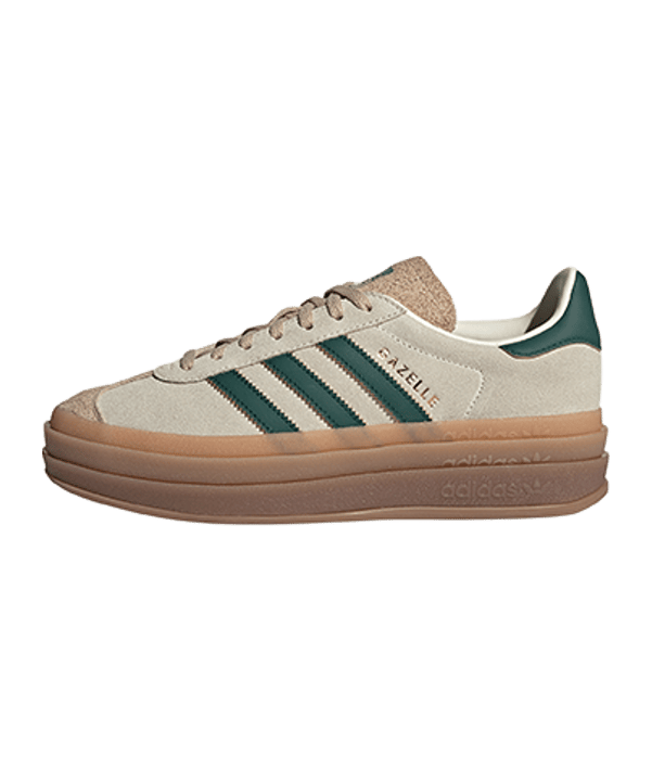 adidas Originals Gazelle Bold Sneaker Damen Weiß - beige
