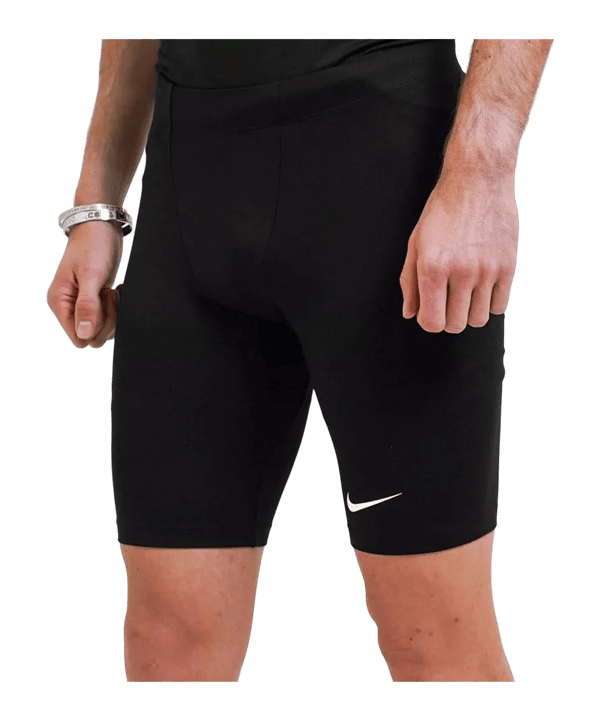 Nike Stock Short Running Schwarz F010 - schwarz