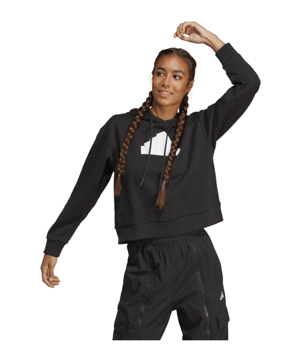adidas Future Icons Badge of Sport Hoodie Black - schwarz