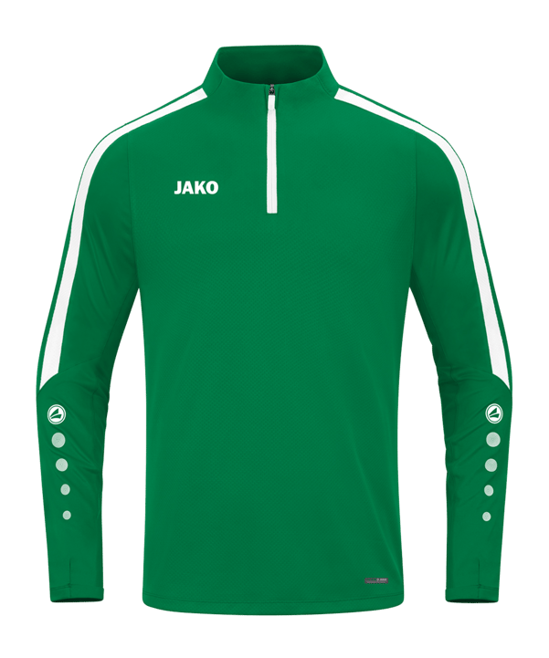 JAKO Power Sweatshirt Kids Grün Weiss F200 - gruen