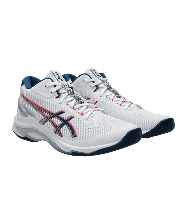 ASICS Netburner Ballistic FF Mt 4 Bianco - bianco