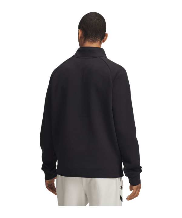 Under Armour Unstoppable Flc Half Zip Top Schwarz F001 - schwarz