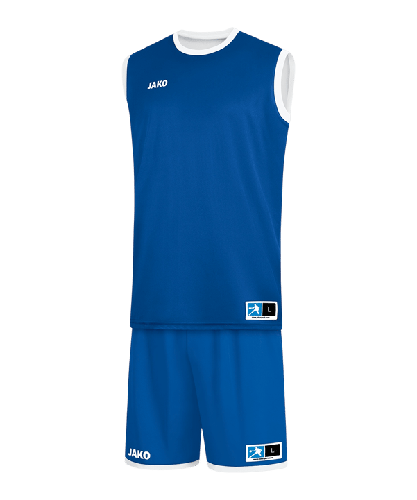 JAKO Change 2.0 Wendetrikot Kids Blau Weiss F04 - blau