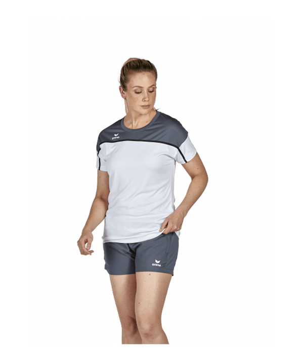 Erima Change by T-Shirt Damen Weiss Grau - weiss