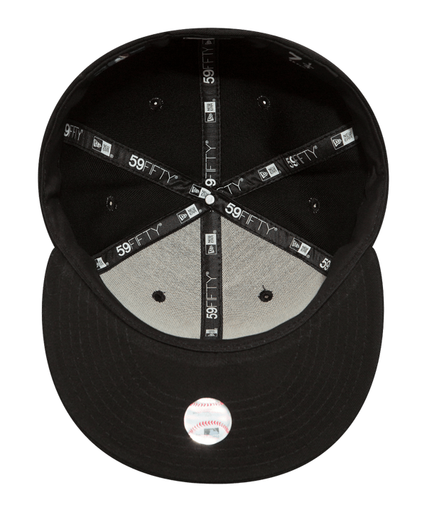 New Era NY Yankees MLB Basic Fitted Cap Schwarz - schwarz