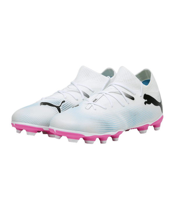 PUMA FUTURE 7 Match FG/AG Phenomenal Jr Kids Weiss Schwarz Pink F01 - weiss