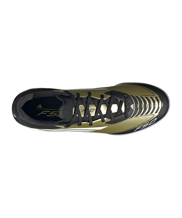 adidas F50 League TF Messi Triunfo Dorado Gold Weiss - gold