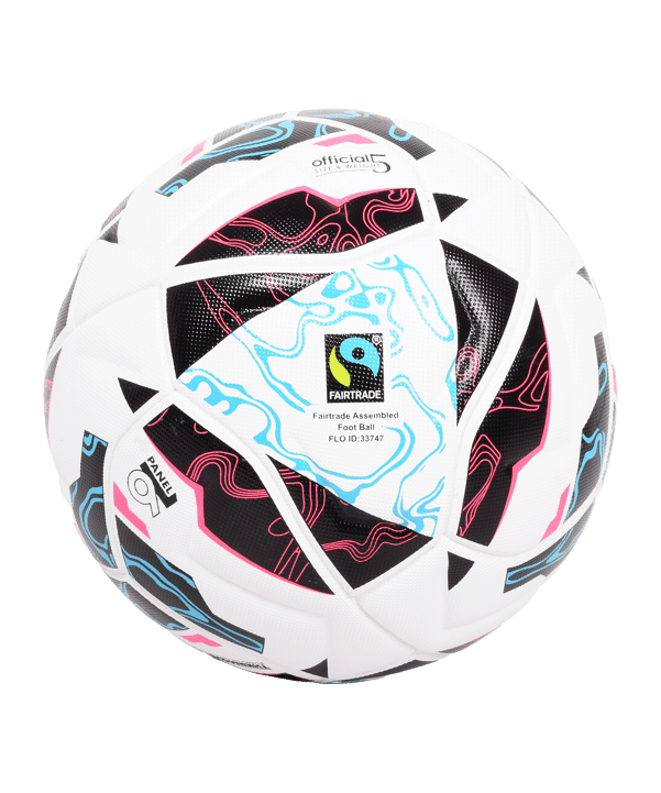 Cawila LIGA TRITON Fußball | Spielball Größe 5 | Fairtrade Produktion - weiss