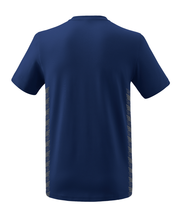Erima Team Essential T-Shirt Dunkelblau Grau - blau