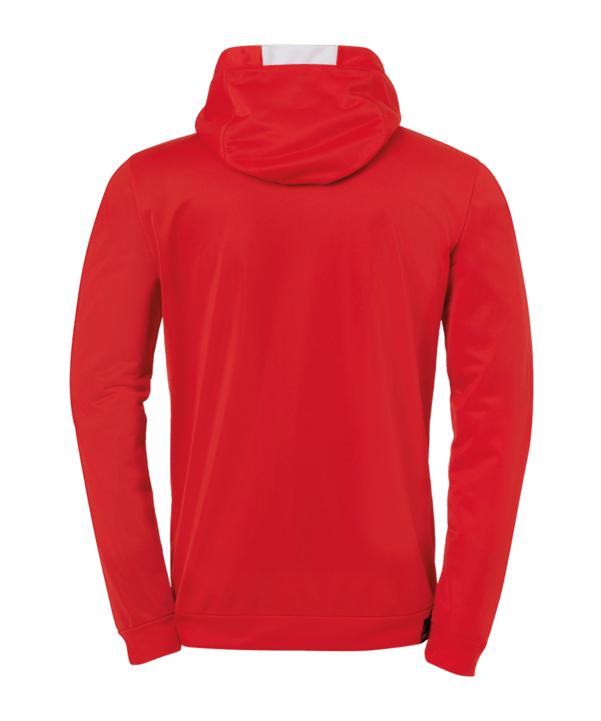 Kempa Player Kapuzenjacke Rot Weiss F03 - rot