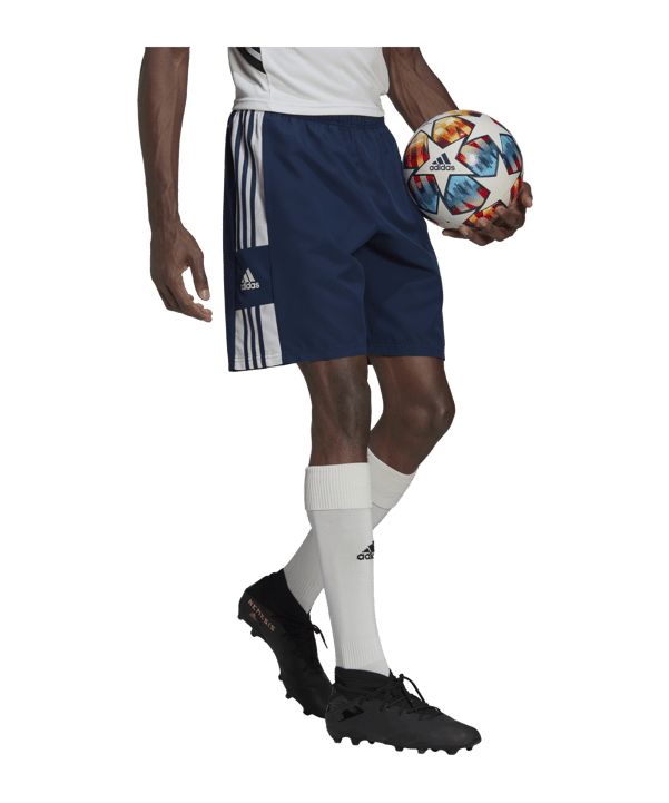 adidas Squadra 21 Short Dunkelblau Weiss - blau