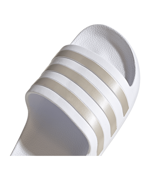 adidas Adilette Aqua Badelatsche Weiss - weiss