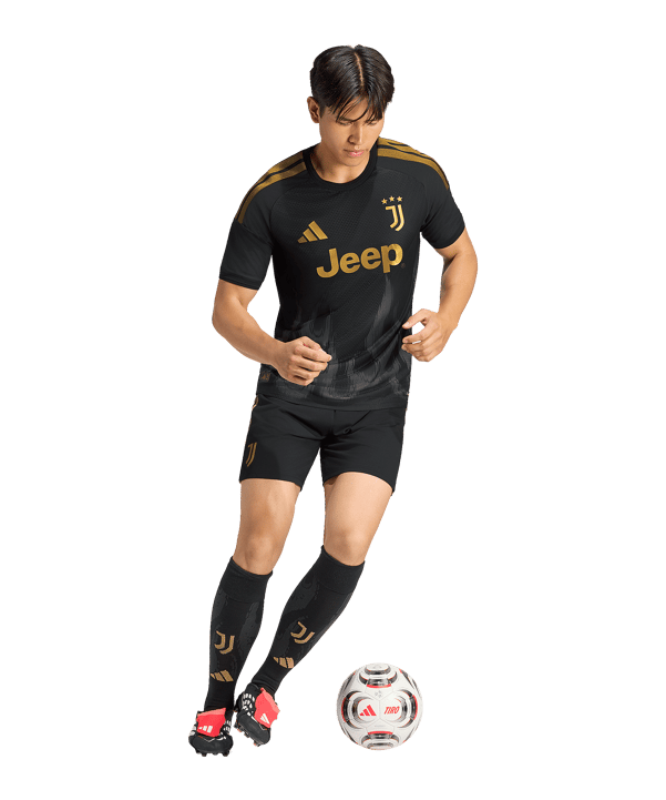adidas Juventus Turin Authentic Trikot 3rd 2026/2027 Schwarz - schwarz