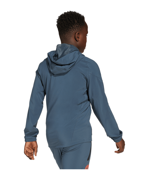 adidas FC Bayern München Tech Travel Jacke Kids Grau - grau