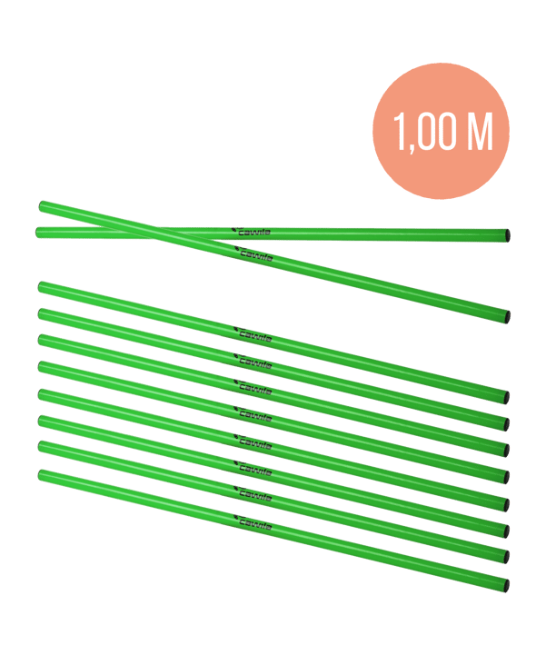 Cawila Trainingsstange M | 1,00m | Ø 25mm | Grün - gruen