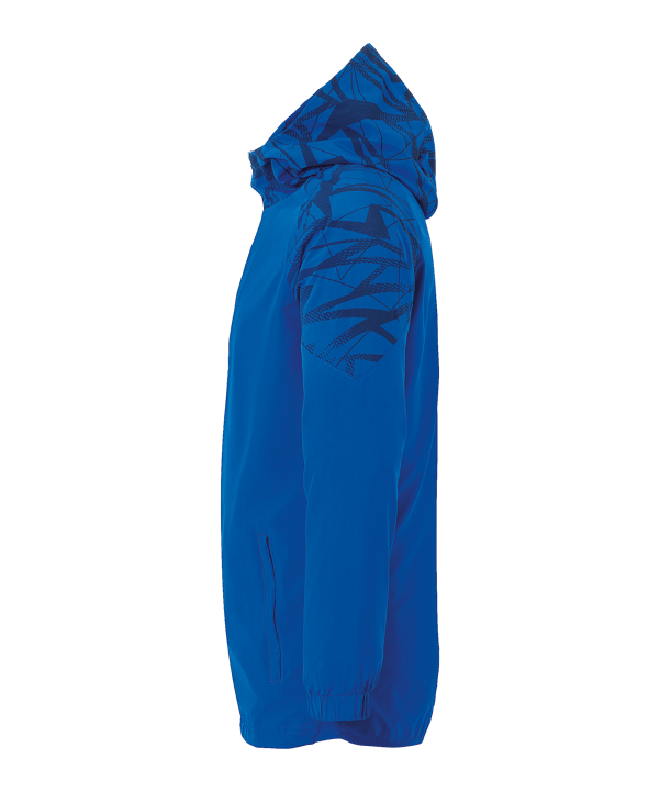 uhlsport Jas met capuchon Blauw K003 - blauw