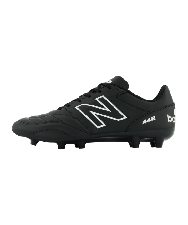 New Balance 442 V2 Academy FG Black Out Schwarz FBK2 - schwarz