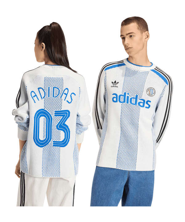 adidas Originals Blokecore Longsleeve Weiß - weiss