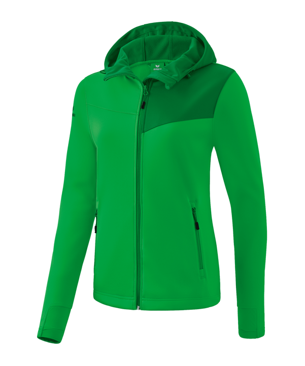 Erima Performance Softshelljacke Damen Grün - gruen