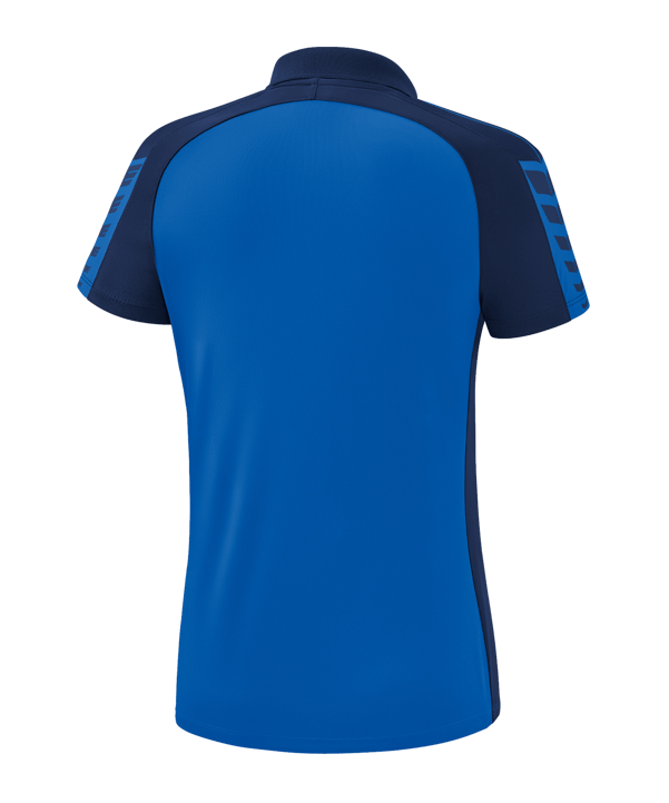 Erima Six Wings Poloshirt Damen Blau - blau