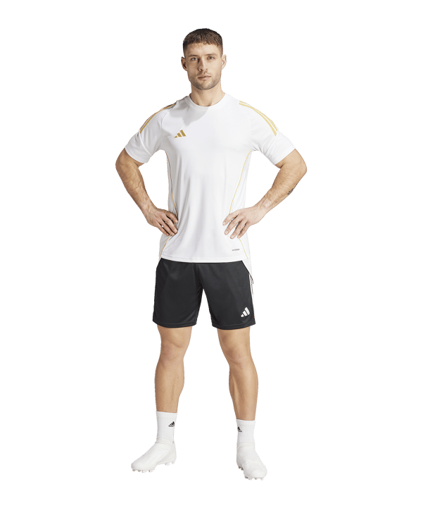 adidas Tiro 24 Trikot Weiss Gold - weiss